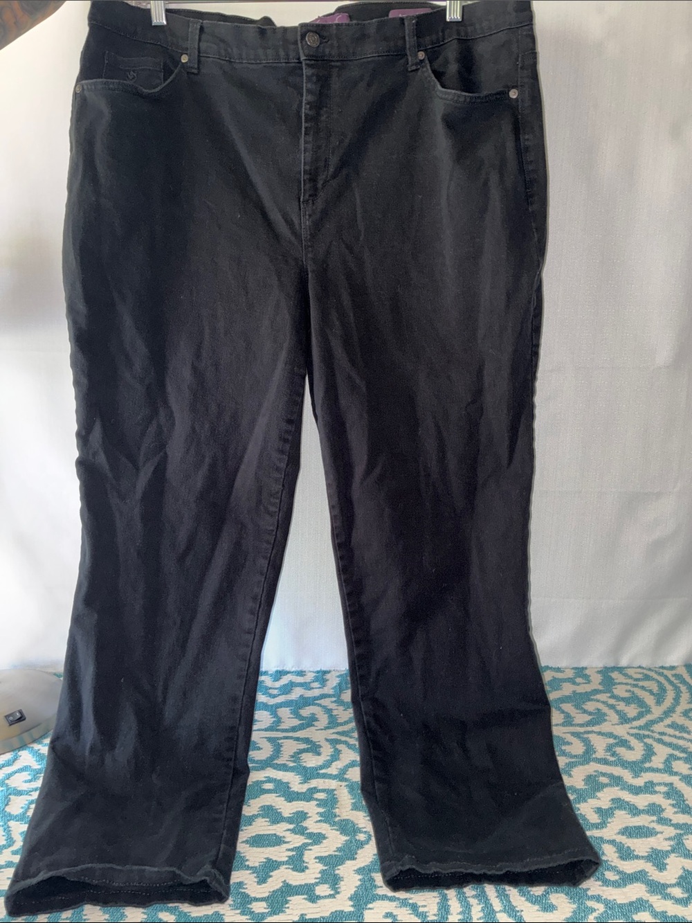 Gloria Vanderbilt Amanda Black Boot Cut Jeans